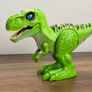 ZURU Green Robo Alive T-REX Dinosaur Robotic Pet Sounds Walking & Opens Mouth